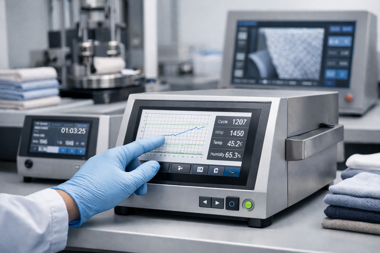 Engineered TFT Display Assemblies for Textile Testing Instrumentation (5”–15”)